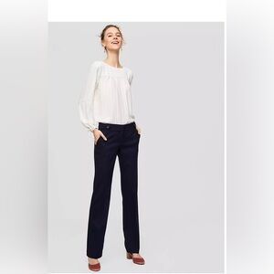 LOFT Marisa fit Navy Straight Leg Pants